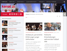 Tablet Screenshot of kanal-21.de